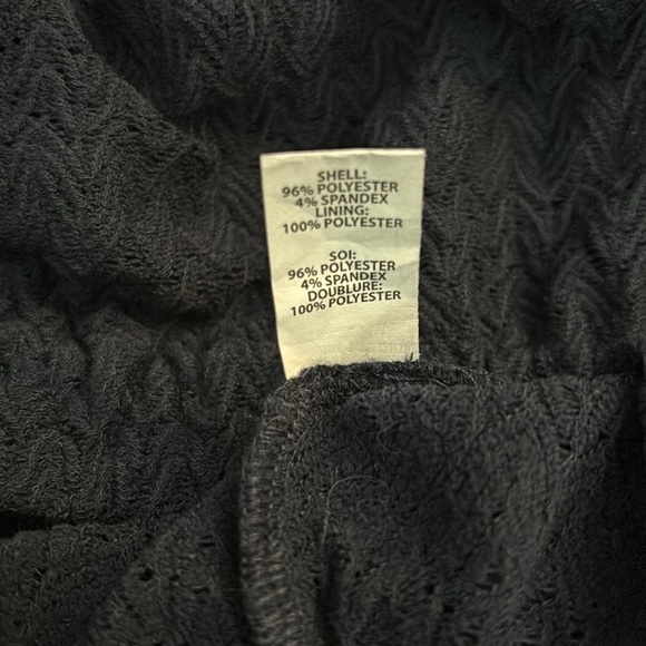 New RAMY BROOK Navy Blue Texture Noah Tank Top Shirt Size Large - Picture 7 of 11